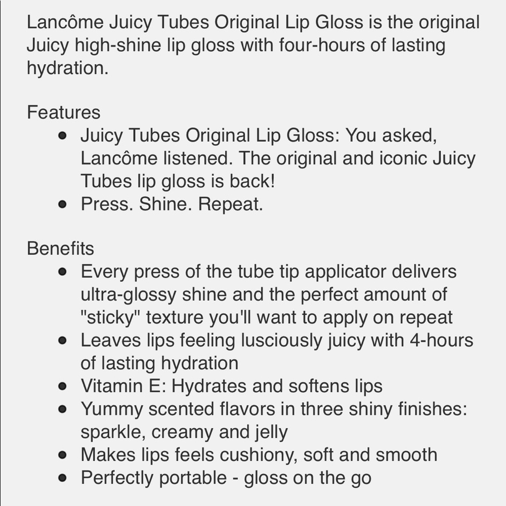 Lancôme Juicy Tube ✨Marshmallow Electro✨ - Picture 4 of 4